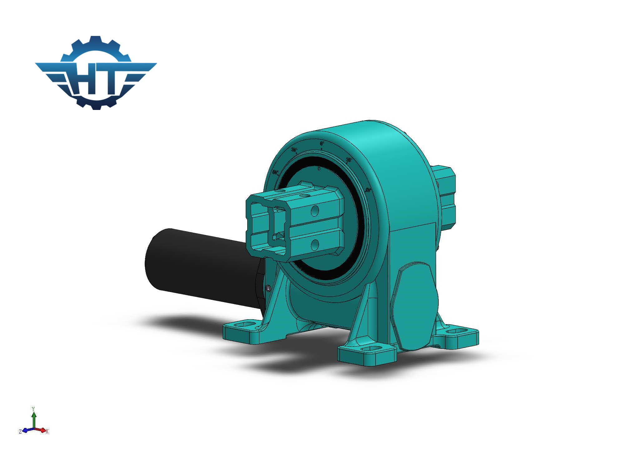 Enveloping Worm Gear Slew Drive